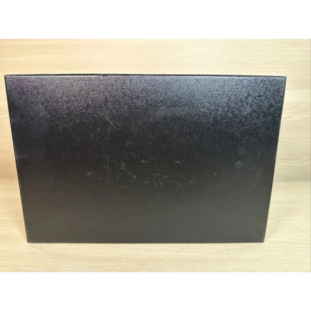 Chanel Empty Gift Storage Shoe Box with Tissue Paper Medium Black 12 x 8‎ x 4